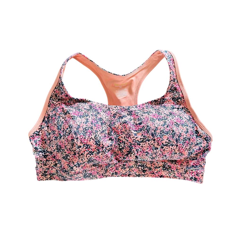 NEW Tek Gear Women's 1X Racer Back Padded Sports Bra